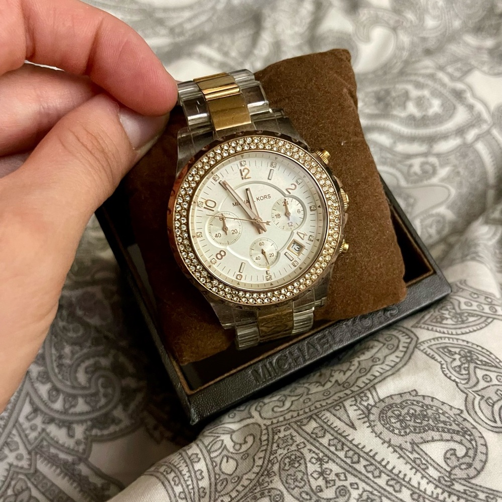 Michael Kors rose gold watch